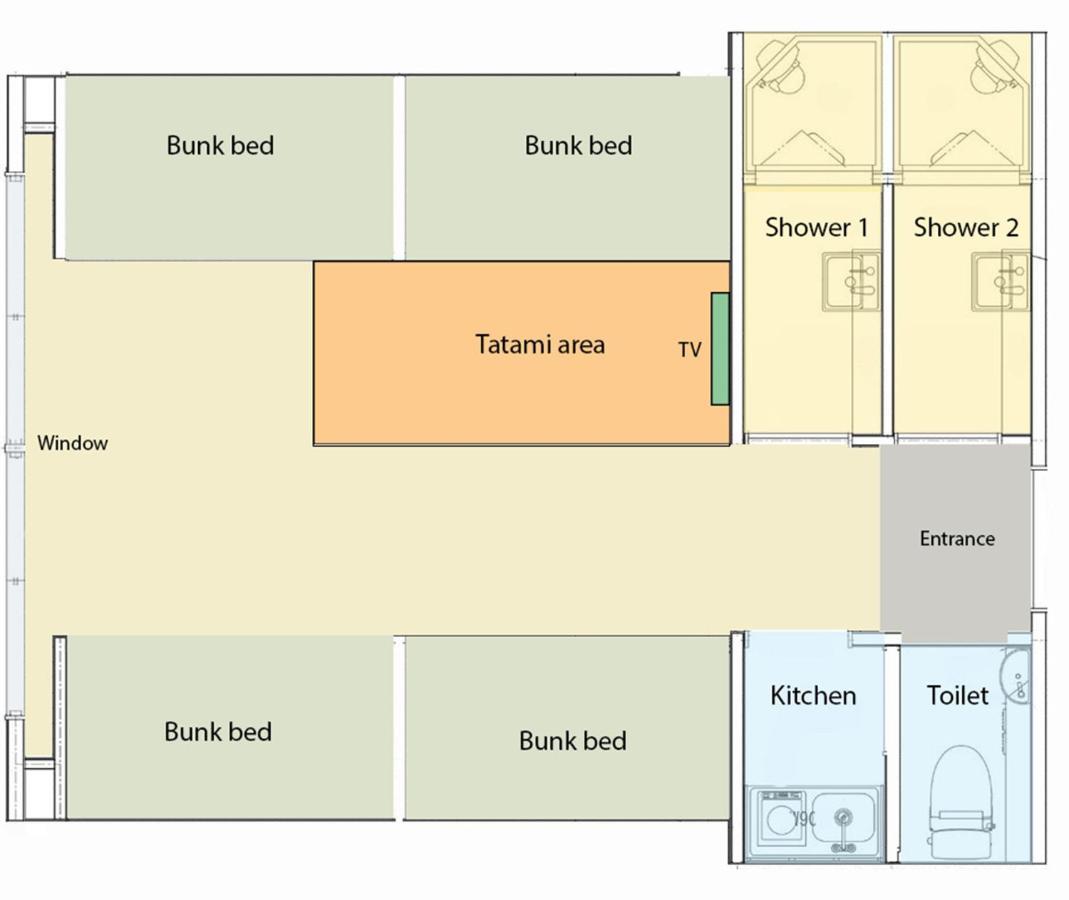 Ten Apartment Hotel Fukuoka  Eksteriør billede